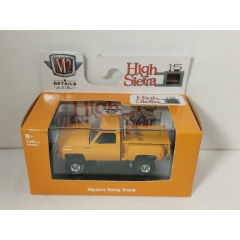 M2 Machines 1:64 GMC High Sierra 15 4x4 1976 orange